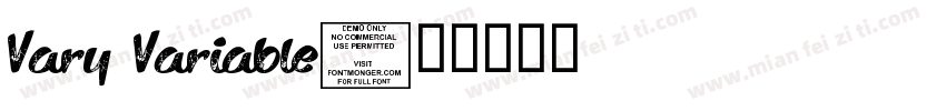 Vary Variable字体转换